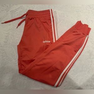 Adidas Women’s Pink Track Pants Size Medium Run Small